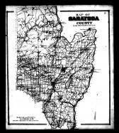 Saratoga County Map, Saratoga County 1866